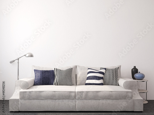 Illustration: Modern living-room Modern living-room
