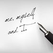 Me, myself and i