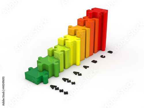 Illustration: Energy saving concept 3d render Energy saving concept 3d render