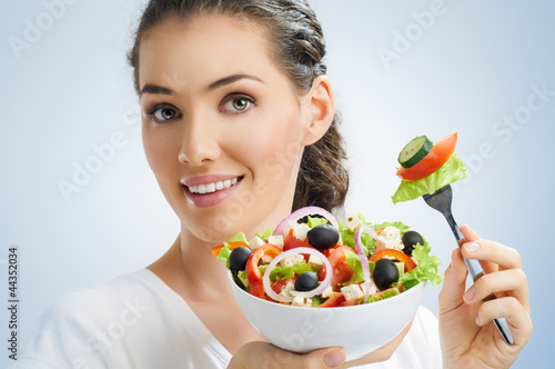 Photo: eating healthy food eating healthy food