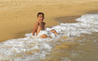 Photo: Boy playing in the waves Boy playing in the waves