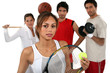 Photo: Different sports Different sports