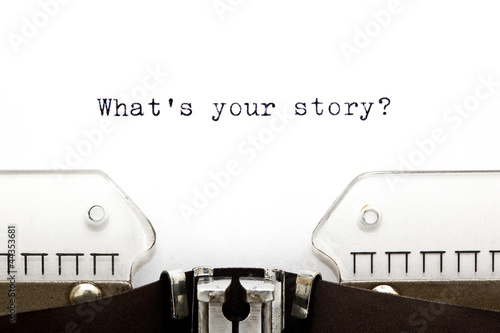 Photo: Typewriter What is Your Story Typewriter What is Your Story