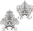 Stylized Eiffel Tower