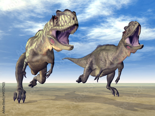 Illustration: Dinosaurier Yangchuanosaurus Dinosaurier Yangchuanosaurus