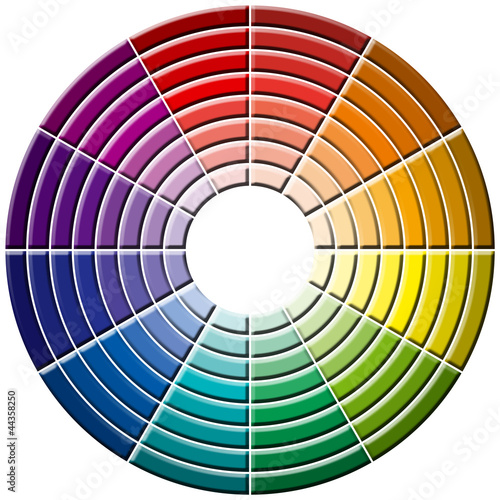 Illustration: roue chromatique roue chromatique
