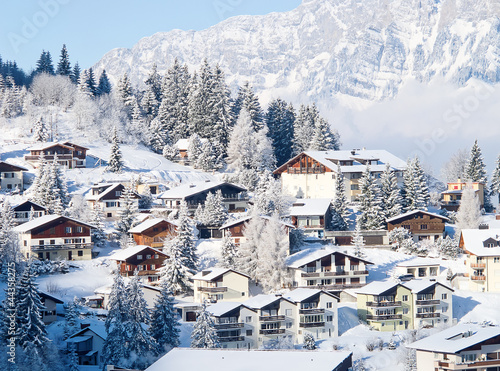 Photo: Winter in the alps Winter in the alps