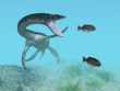 Plesiosaurus auf der Jagd