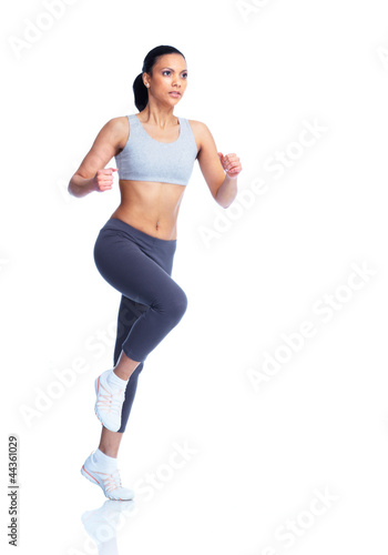 Photo: Jogging woman. Jogging woman.
