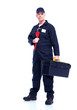 Professional plumber.