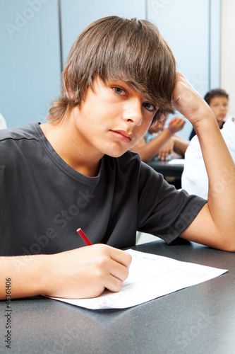 Photo: Serious School Boy Serious School Boy