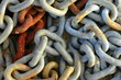 Abstract Background Texture Of Rusty Old Chains