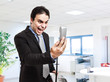 Angry businessman