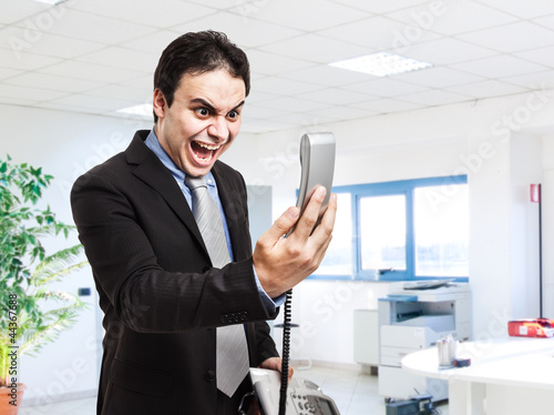 Photo: Angry businessman Angry businessman