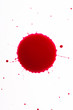 Blood drop splat