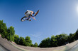 High BMX jump