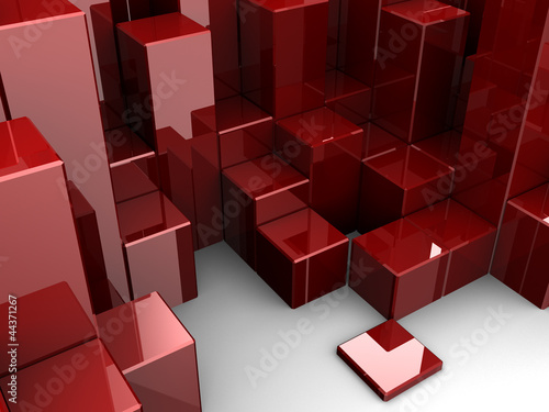 Illustration: Red cubes Red cubes
