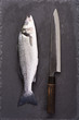 Fisch mit Sujihiki Messer