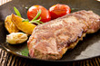 Steak mit Gemüse