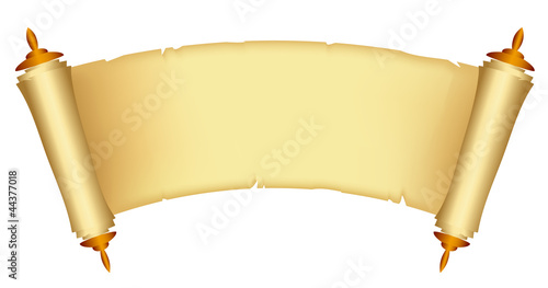 Vector: Vector illustration of Scroll of the Law Vector illustration of Scroll of the Law
