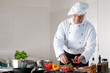 Foto: Dinner preparation at restaurant Dinner preparation at restaurant