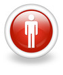 Light Red Icon "Men's Restroom"