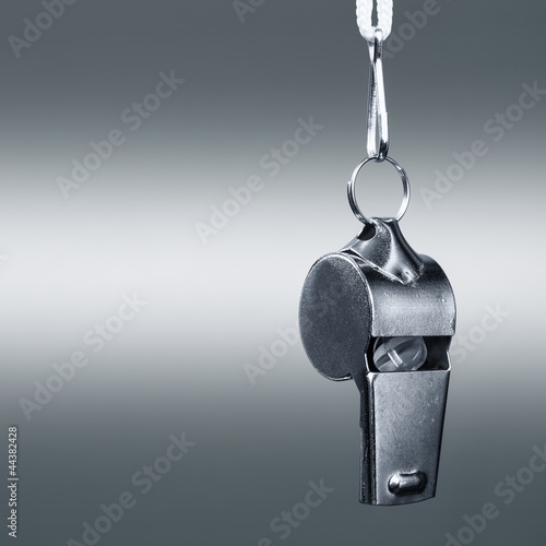 Photo: Metal whistle Metal whistle