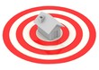 One House in Bulls-Eye Target