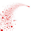 Sternschnuppe, Rot, Sternchen, funkelnd, falling Star, Meteor