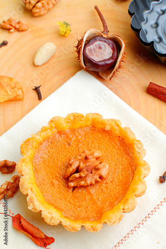 Photo: Mini pumpkin tart Mini pumpkin tart