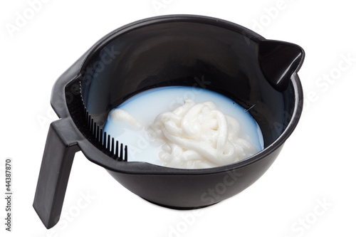 Photo: Bowl with peroxide Bowl with peroxide