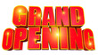 Grand opening glitter