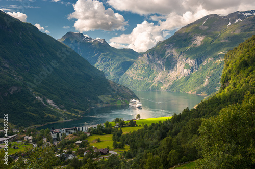 Photo: Geiranger fjord, Norway Geiranger fjord, Norway