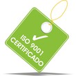 étiquette iso 9001 certificado