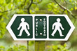 Foto: Public footpath sign Public footpath sign