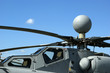 military helicopter closeup