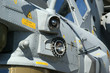 military helicopter closeup