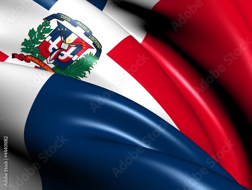 Illustration: Flag of Dominican Republic Flag of Dominican Republic