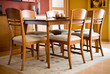 Interior design series: modern colorful dining room
