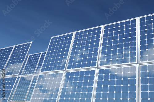 Illustration: Isolated on white photovoltaic Panel Isolated on white photovoltaic Panel