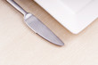 Photo: Knife and Plate Knife and Plate