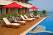 Swimming pool near the sea , Thailand.