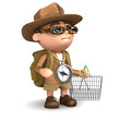 3d Adventurer goes shopping