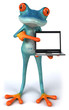 Blue frog