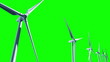 Video: Wind Turbines (Loop on Green Screen) Wind Turbines (Loop on Green Screen)