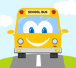 Cartoon School Bus