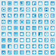 Vector: 81 Web Icon Internet Business Button Set - blau - schatten 81 Web Icon Internet Business Button Set - blau - schatten