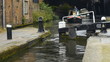Canal Boat Moving Into A Lock....