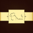 Restaurant menu cover