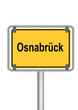 Ortsschild Osnabrück